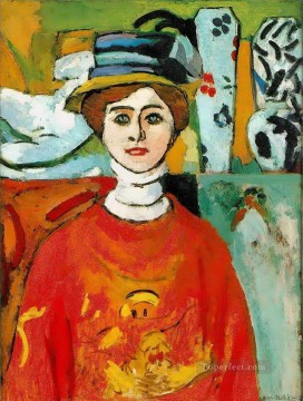 Henri Matisse Painting - La chica de los ojos verdes 1908 fauvismo abstracto Henri Matisse